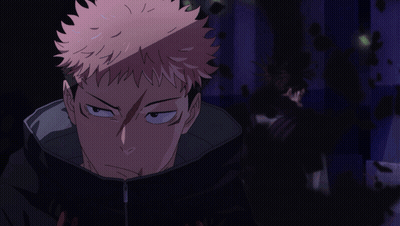 Cartoon Character With Pink Hair And Black Jacket GIF