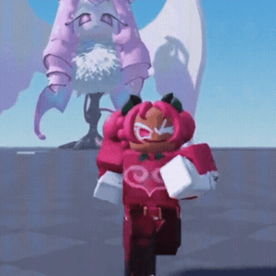 Cartoon Character With Pink Hair And Heart GIF