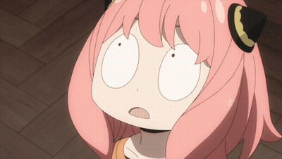 Cartoon Character With Pink Hair Surprised GIF