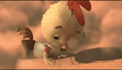 Cartoon Character With Pink Hat And Blue Eyes GIF