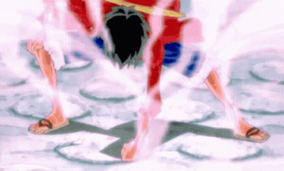 Cartoon Character With Pink Smoke Coming From Legs GIF