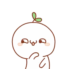 Cartoon Character With Plant On Head Sticker