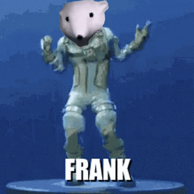 Cartoon Character With Polar Bear Head Frank GIF