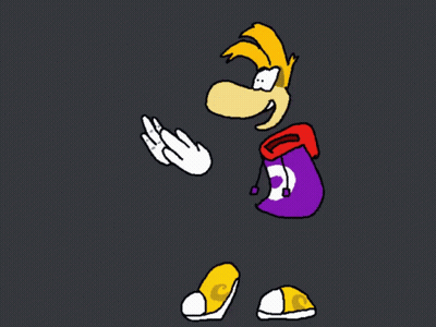 Cartoon Character With Purple Bag On Head GIF