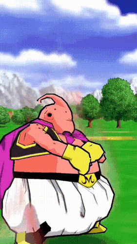 Cartoon Character With Purple Cape And Letter M GIF
