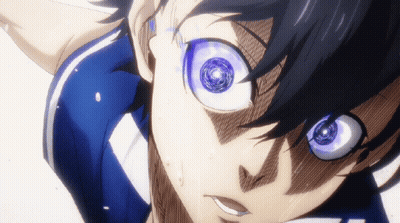 Cartoon Character With Purple Eyes GIF