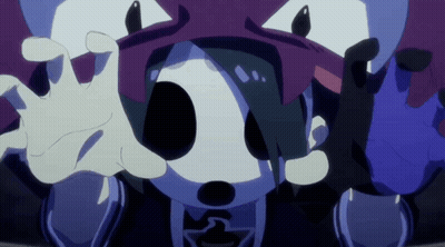 Cartoon Character With Purple Eyes GIF