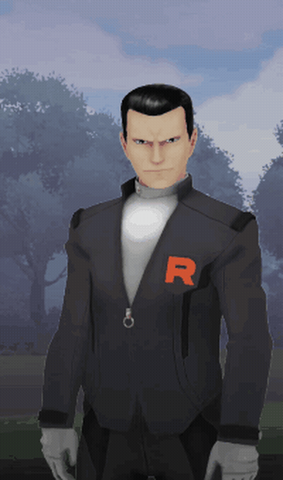 Cartoon Character With Purple Hair And Red Eyes GIF