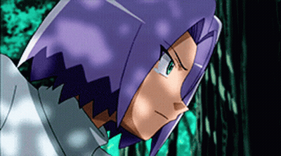 Cartoon Character With Purple Hair Looking GIF