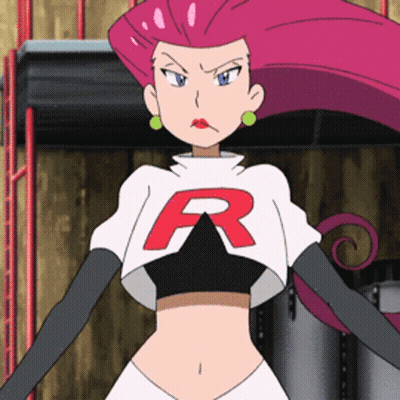 Cartoon Character With Purple Hair Looking GIF
