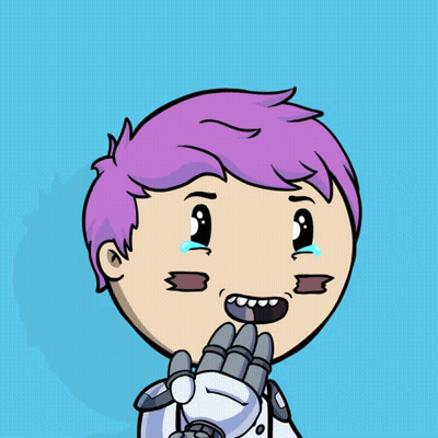 Cartoon Character With Purple Hair Says Amazing GIF