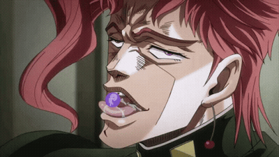 Cartoon Character With Purple Pill Marked P GIF