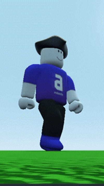 Cartoon Character With Purple Shirt Saying R GIF