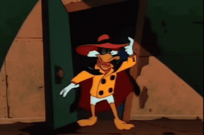 Cartoon Character With Purple Smoke GIF