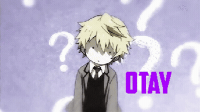 Cartoon Character With Question Mark Saying Otay GIF