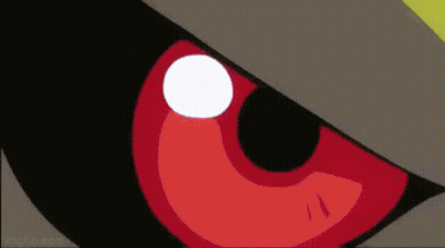 Cartoon Character With Red Eye and Hat