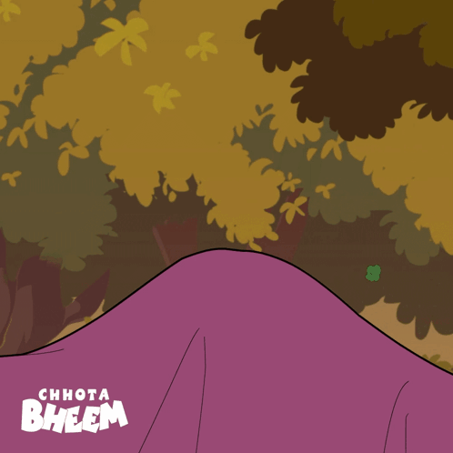 Cartoon Character With Red Eyes Named Chhota Bheem GIF