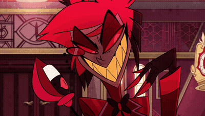 Cartoon Character With Red Hair And Huge Smile GIF