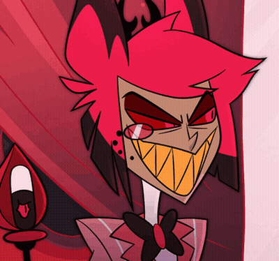 Cartoon Character With Red Hair and Yellow Teeth