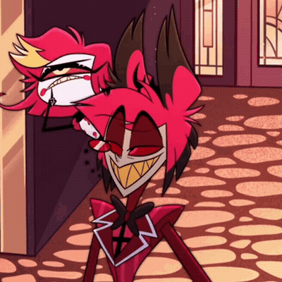 Cartoon Character With Red Hair Standing In Room GIF