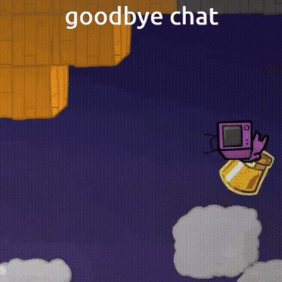 Cartoon Character With Red Headband Holding Purple Object GIF