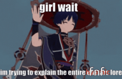 Cartoon Character With Red Umbrella Saying Girl Wait GIF