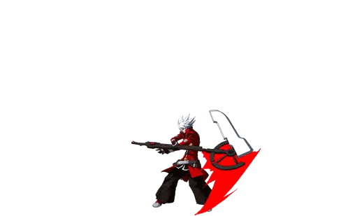 Cartoon Character With Red Wing And Jacket Sticker