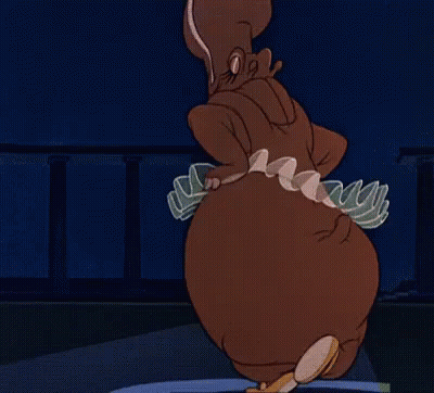 Cartoon Character With Sash Saying A GIF