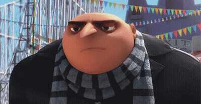 Cartoon Character With Scarf Looking GIF