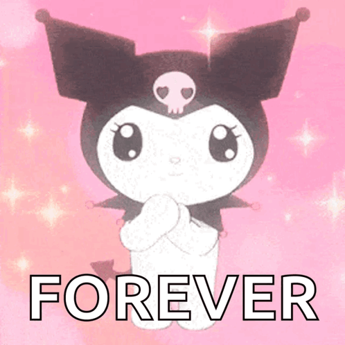 Cartoon Character With Skull And Forever GIF