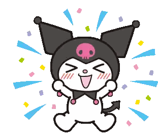 Cartoon Character With Skull On Head Sticker