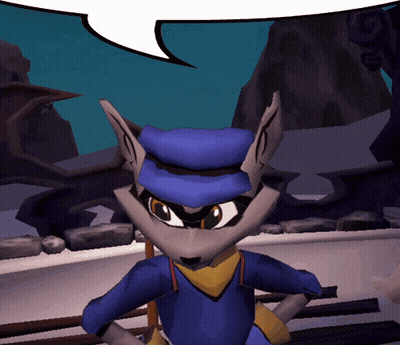 Cartoon Character With Speech Bubble GIF