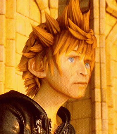 Cartoon Character With Spiky Hair Close Up GIF