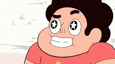 Cartoon Character With Star Eyes and Red Shirt