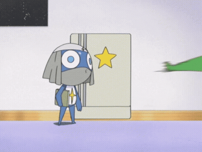 Cartoon Character With Star On Chest GIF