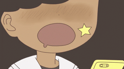 Cartoon Character With Star On Face GIF