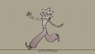 Cartoon Character With Sun On Head GIF