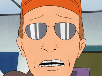 Cartoon Character With Sunglasses And Hat GIF