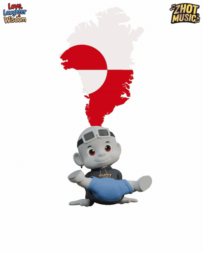 Cartoon Character With Sunglasses And Zhot Shirt GIF