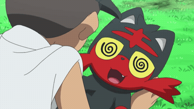 Cartoon Character With Swirl Eyes GIF