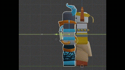Cartoon Character With Sword GIF