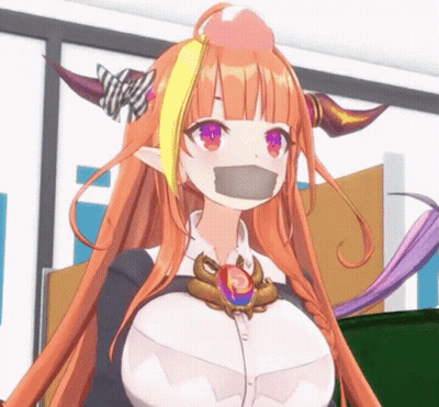 Cartoon Character With Tape Mouth GIF