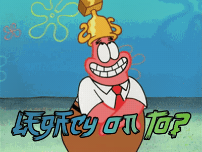 Cartoon Character With Trophy And Regrety GIF