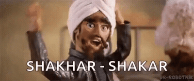 Cartoon Character With Turban Funny Face Shakhar Shakar GIF
