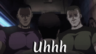 Cartoon Character With Uhhh On Back GIF