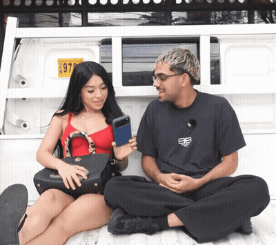 Cartoon Character With White Bows In Hair GIF