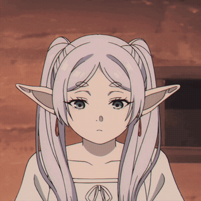 Cartoon Character With White Hair And Elf Ears GIF