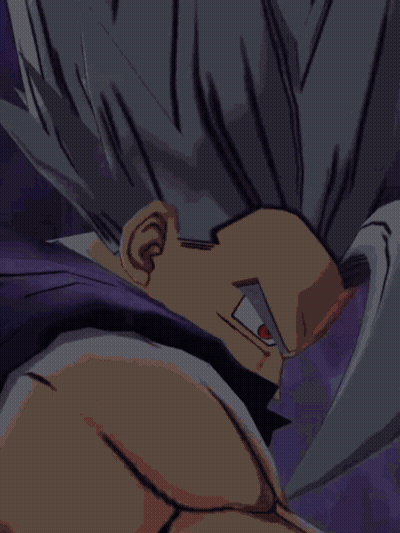 Cartoon Character With White Hair And Red Eyes GIF
