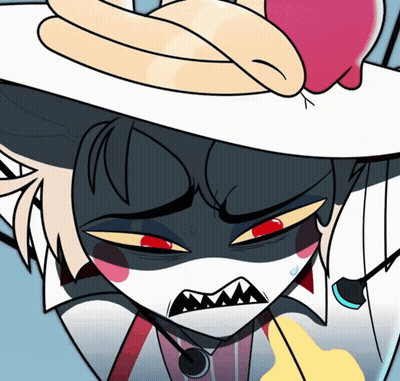 Cartoon Character With White Hat and Microphone