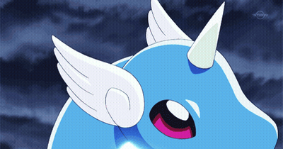 Cartoon Character With Wings And TV Tokyo Logo GIF